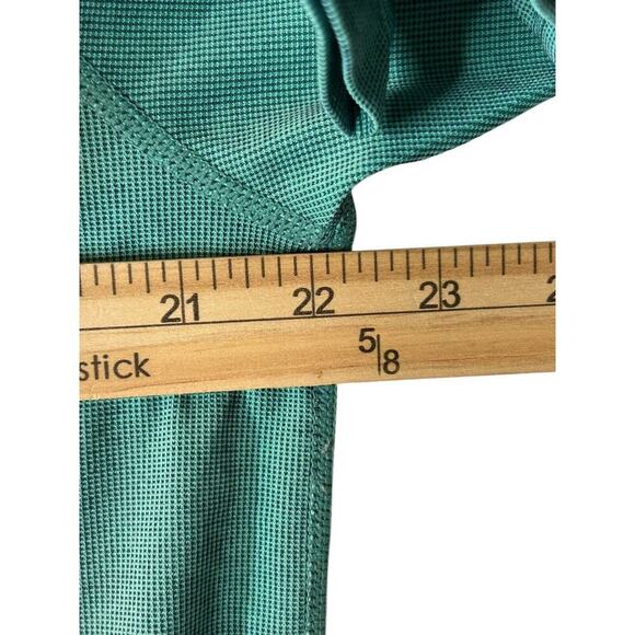 Rhone XXX Shirt Size L Green Delta Pique Performance Stretch Tennis Golf Polo - Picture 9 of 11